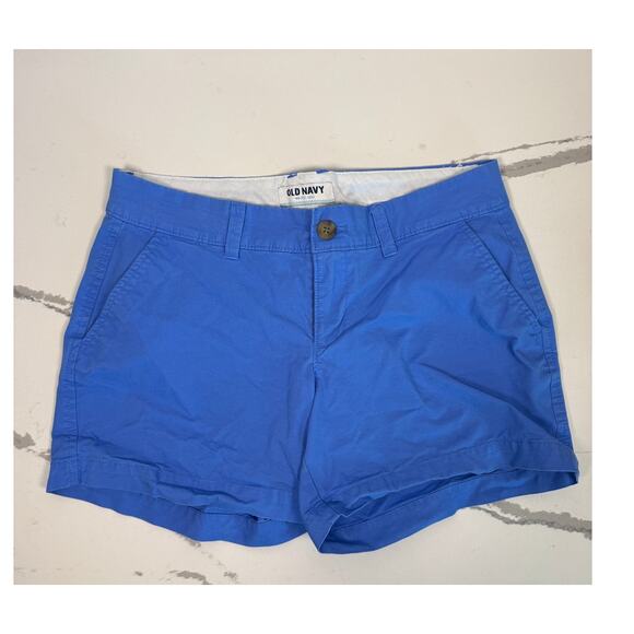 Old Navy Pants - Old Navy Chino Shorts Bermuda Blue 4" Inseam Size 2 Golf Causal